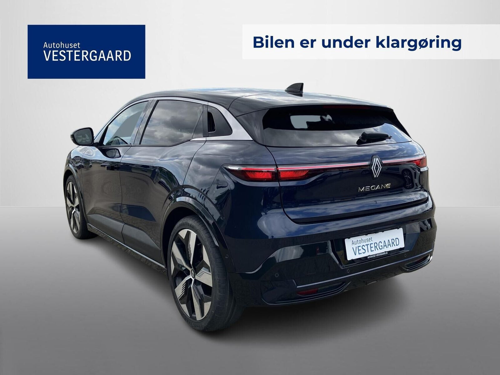 Blå Renault Megane E-Tech fra 2022