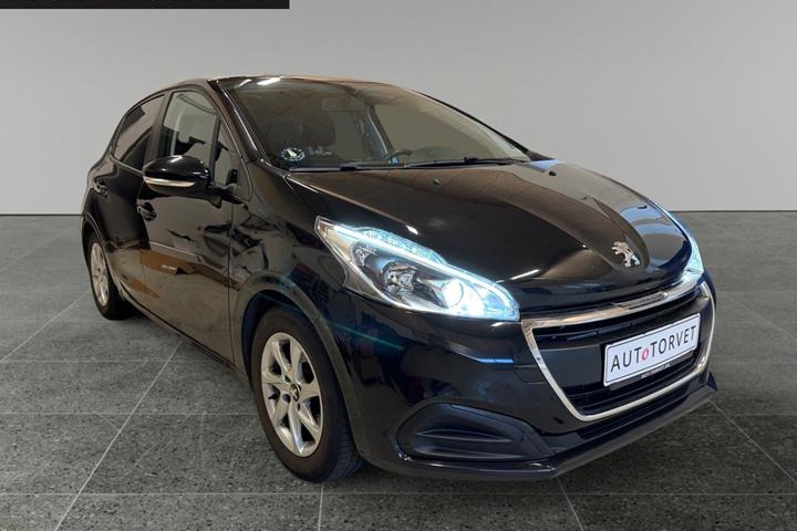 Sort Peugeot 208 fra 2019