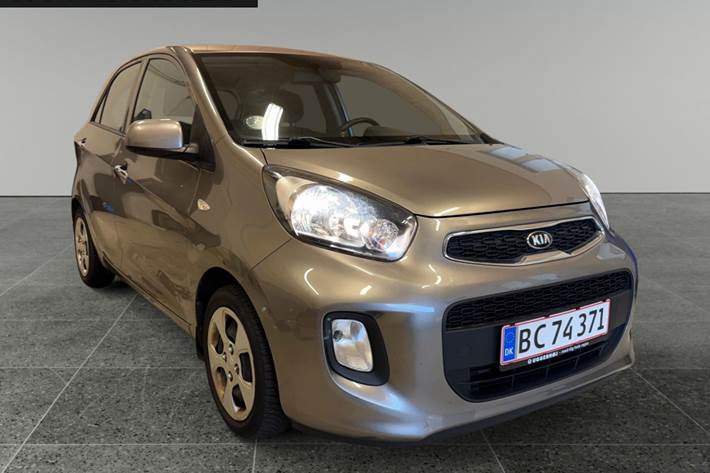 Orange Kia Picanto fra 2016