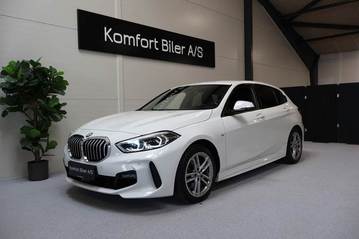 Hvid BMW 120d fra 2021
