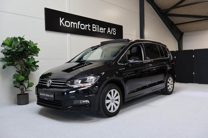 Sort VW Touran fra 2019