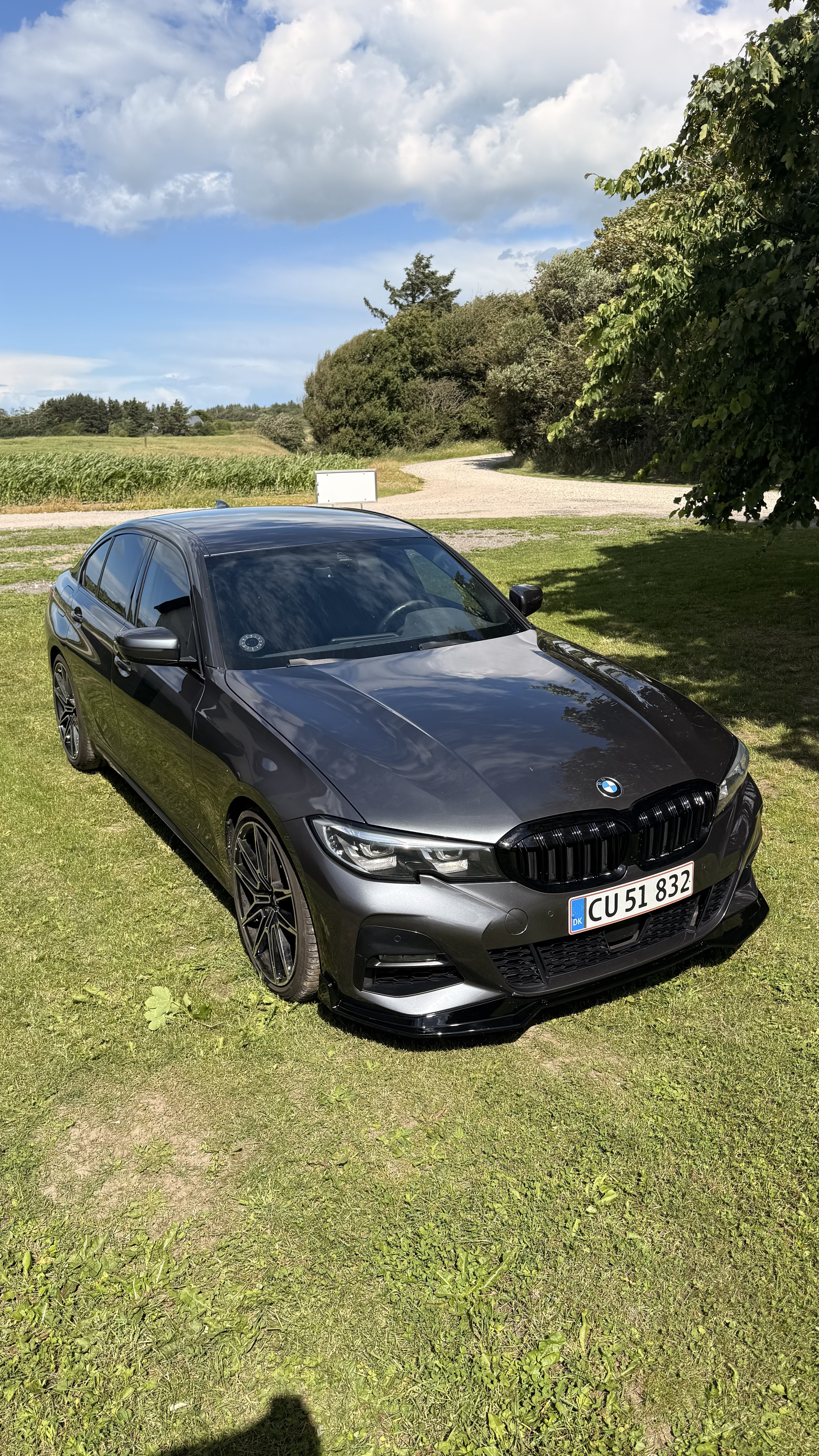 Grå BMW 3-Serie fra 2020