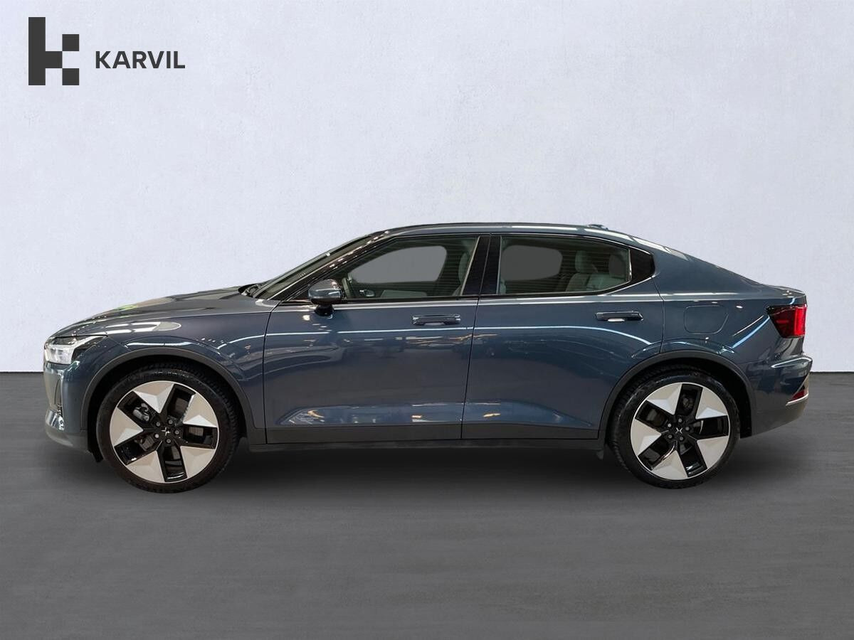 Blå Polestar 2 fra 2023