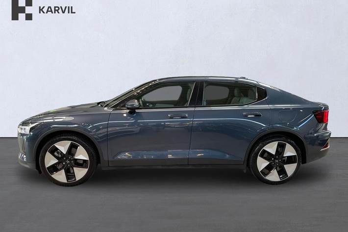 Blå Polestar 2 fra 2023