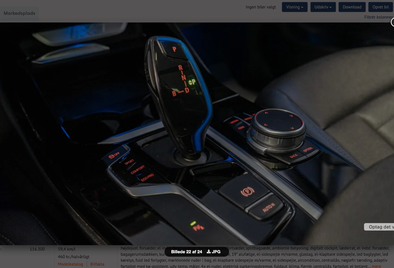 Grå BMW iX3 fra 2021