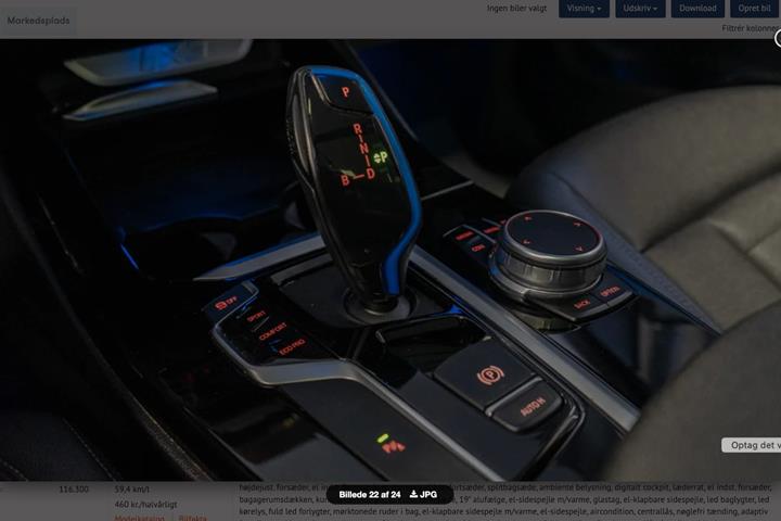 Grå BMW iX3 fra 2021
