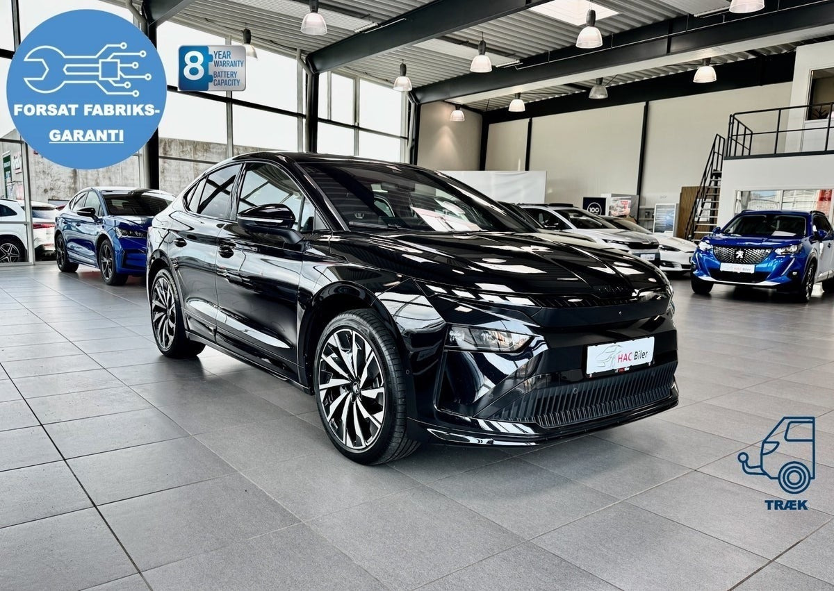 Sort Skoda Enyaq fra 2026