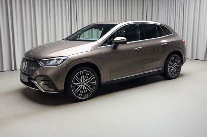 Brun Mercedes EQE350 SUV fra 2025