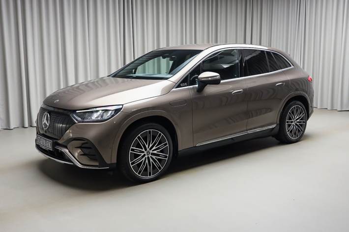 Brun Mercedes EQE350 SUV fra 2025