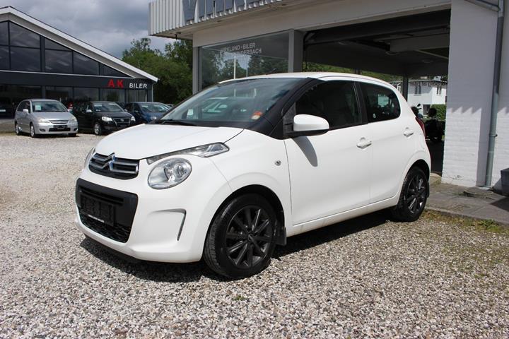 Hvid Citroën C1 fra 2017 set udefra