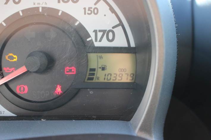 Lilla Peugeot 107 fra 2013