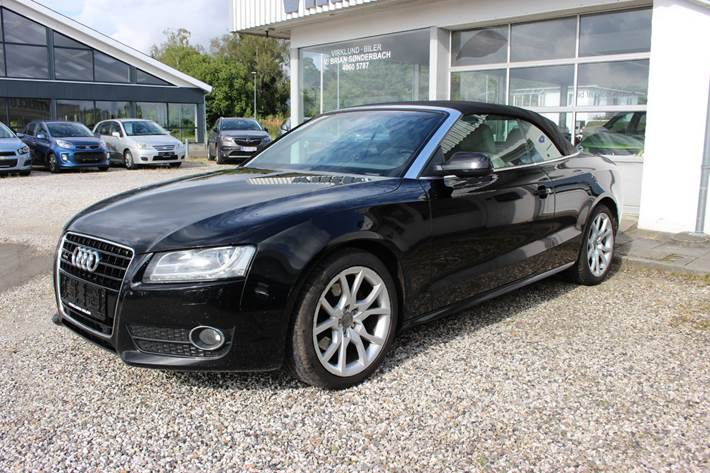 Sort Audi A5 fra 2009