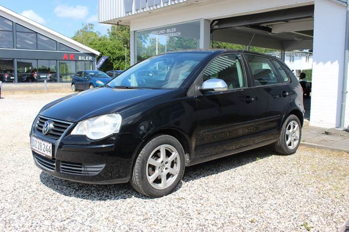 Sort VW Polo fra 2008