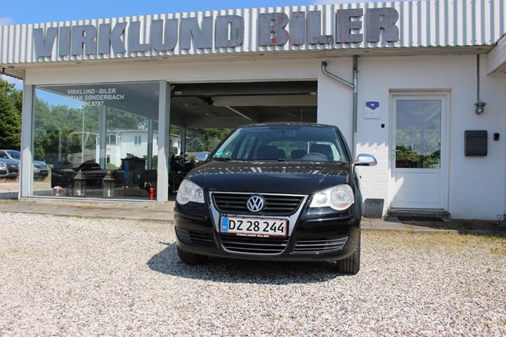 Sort VW Polo fra 2008