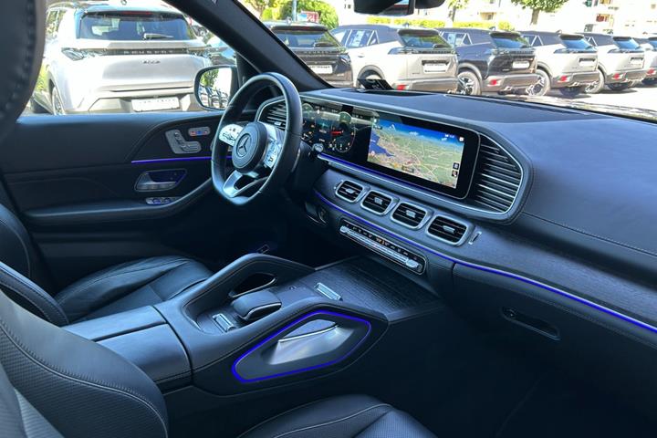 Sort Mercedes GLS400 d fra 2023