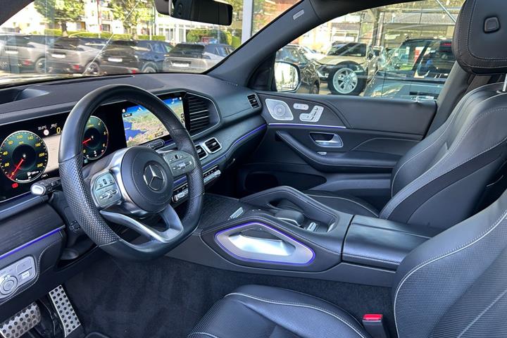 Sort Mercedes GLS400 d fra 2023