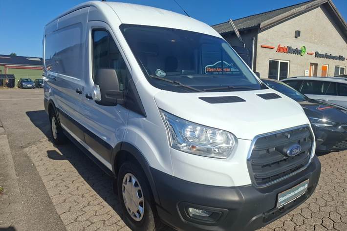 Hvid Ford Transit 350 L2 Van fra 2020