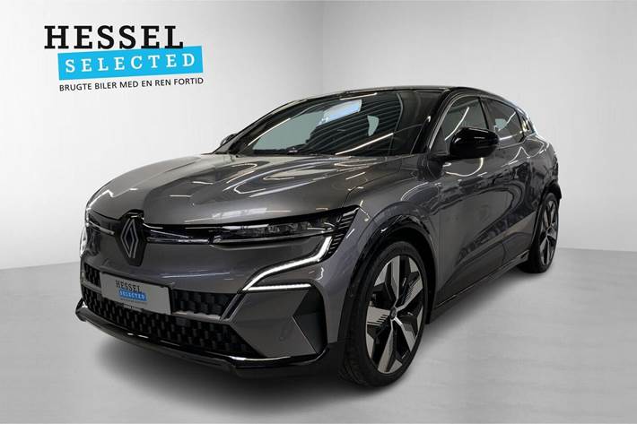 Grå Renault Megane E-Tech fra 2023 set udefra
