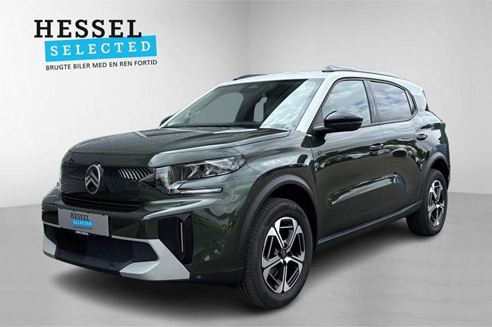 Grøn Citroën e-C3 Aircross fra 2025 set udefra
