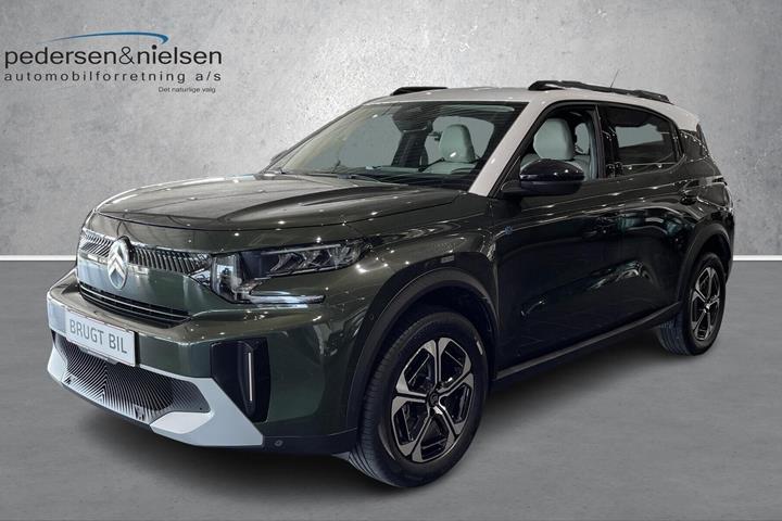 Grøn Citroën e-C3 Aircross fra 2025 set udefra