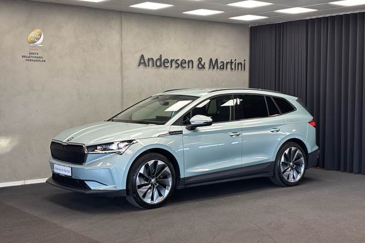 Grøn Skoda Enyaq fra 2021