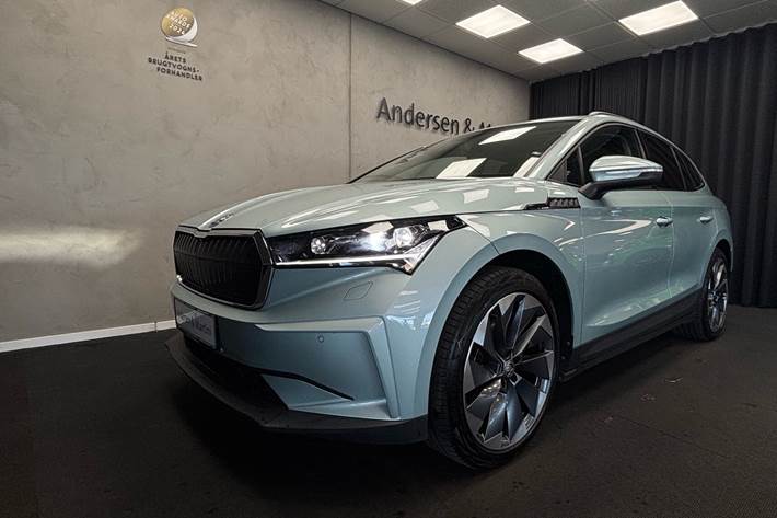 Grøn Skoda Enyaq fra 2021