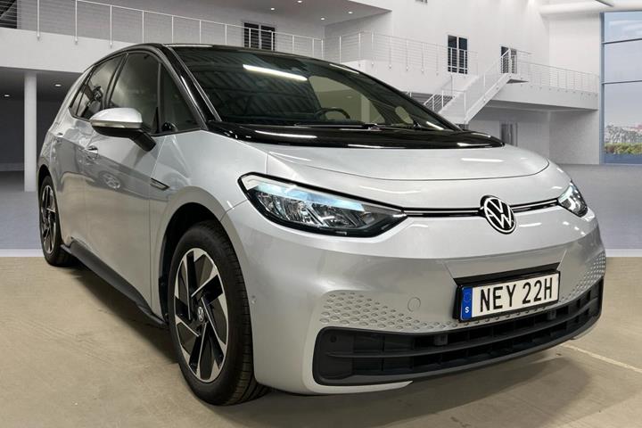 Sølv VW ID.3 fra 2023