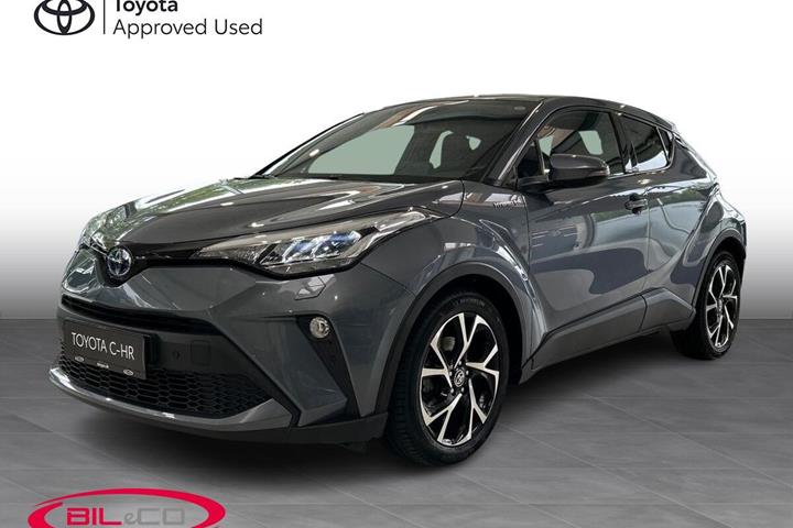 Grå Toyota C-HR fra 2020 set udefra
