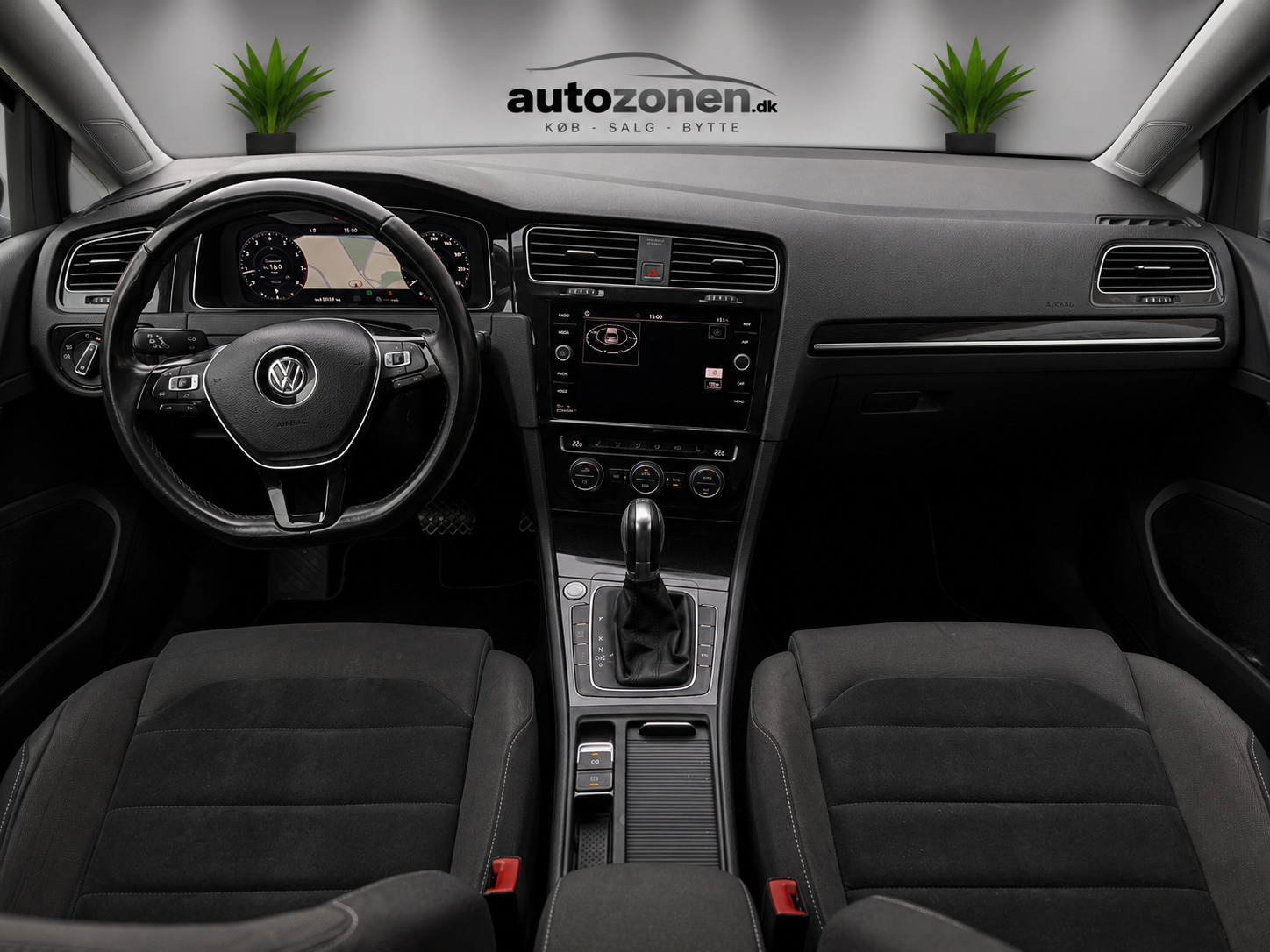Sort VW Golf VII fra 2018