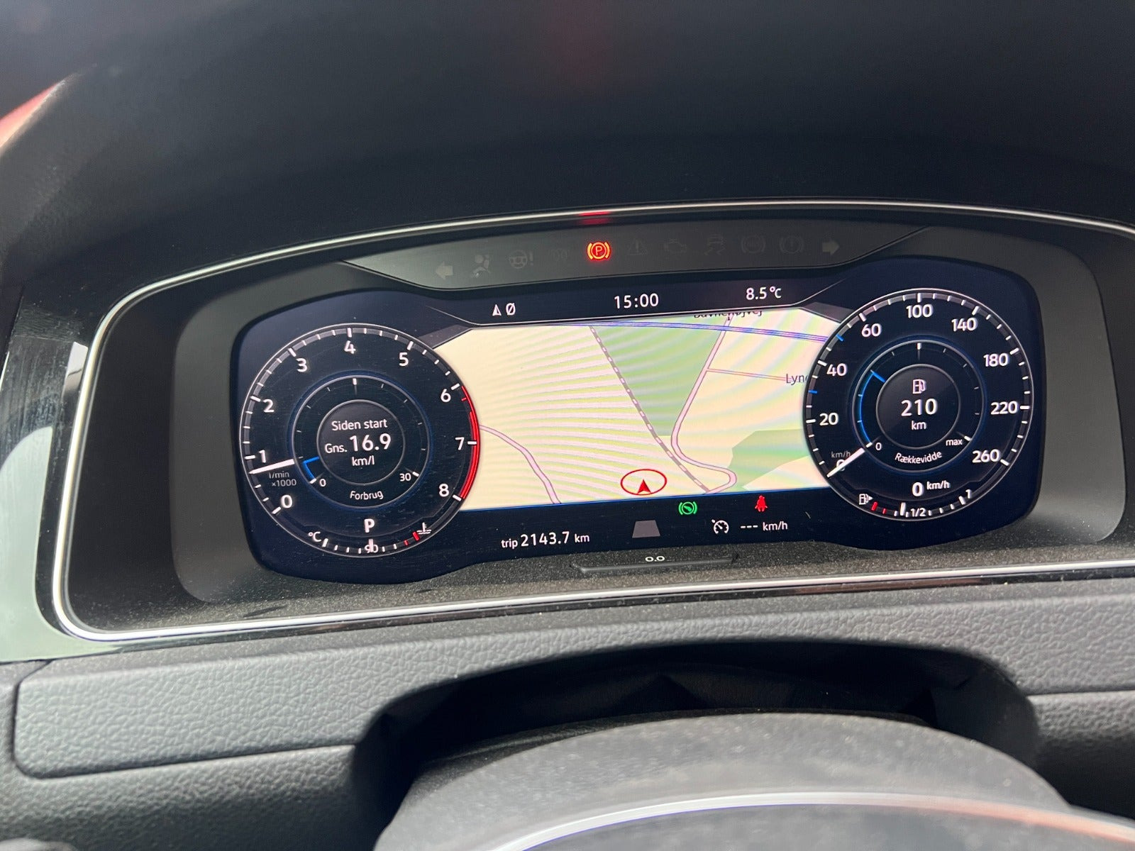 Sort VW Golf VII fra 2018
