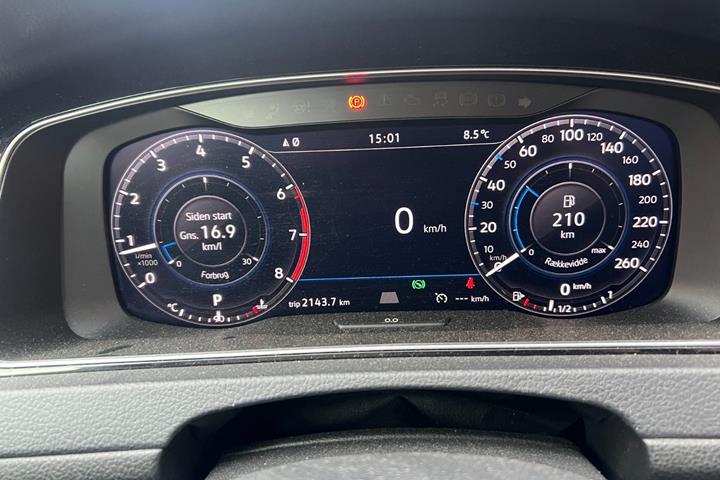 Sort VW Golf VII fra 2018