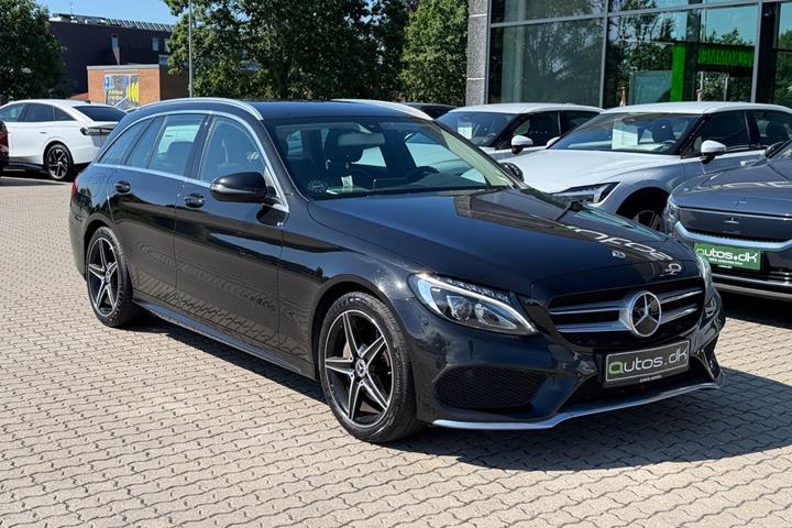 Sort Mercedes C220 d fra 2017