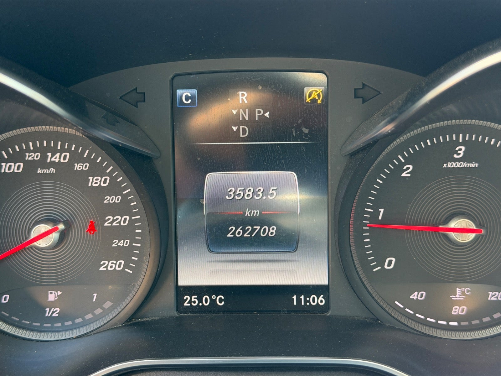 Sort Mercedes C220 d fra 2017