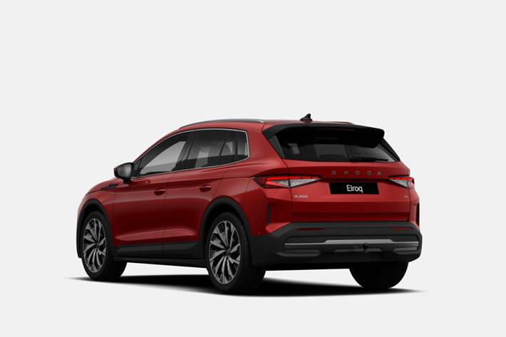 Rød Skoda Elroq fra 2025