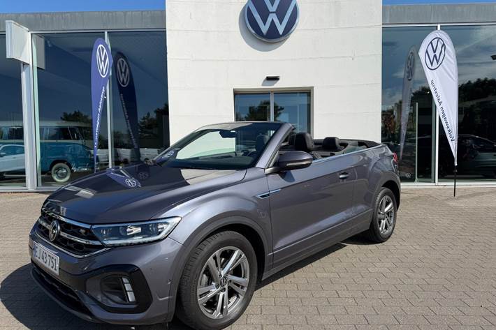 Grå VW T-Roc fra 2023