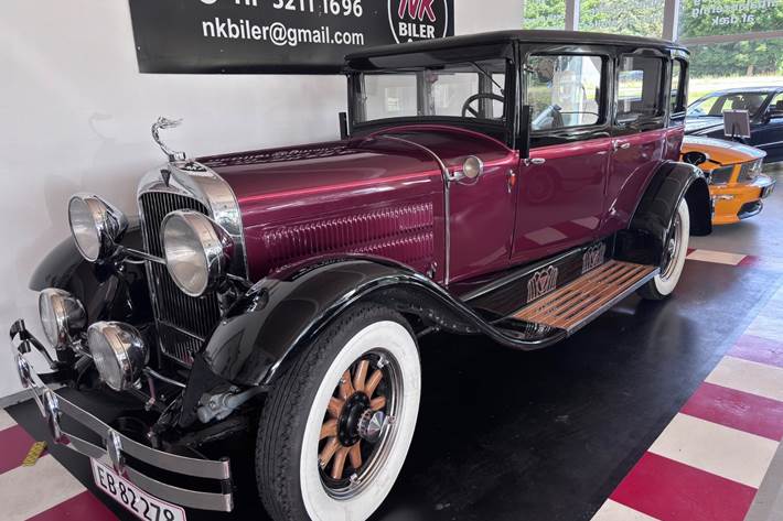 Hvid Hudson Super Six fra 1929