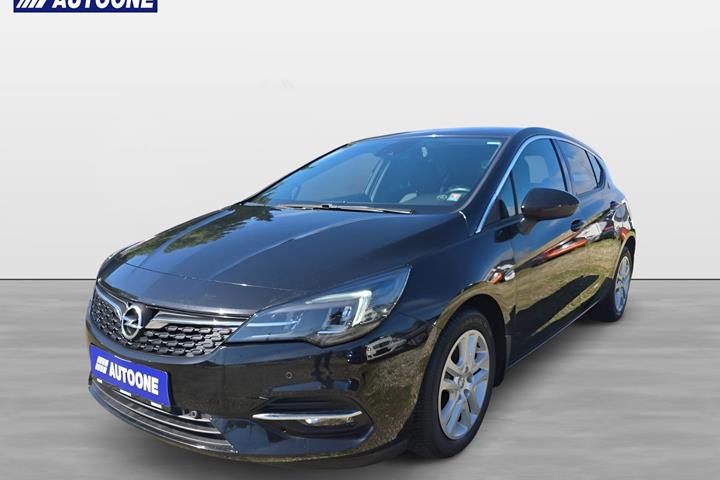Sort Opel Astra fra 2020 set udefra