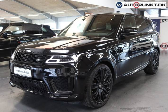 Sort Land Rover Range Rover sport fra 2018