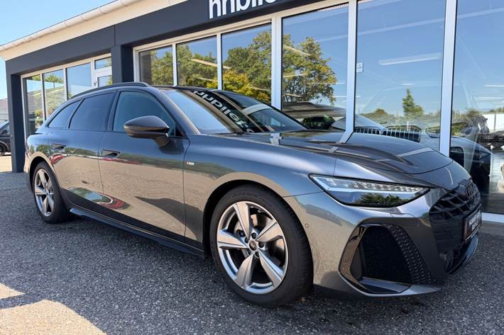 Grå Audi A6 fra 2026