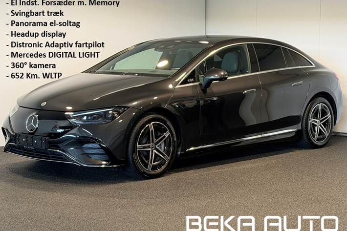 Grøn Mercedes EQE350+ fra 2025
