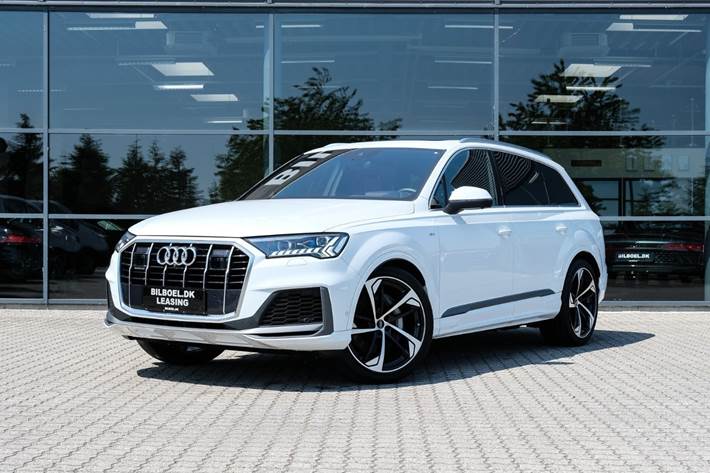 Hvid Audi Q7 fra 2019
