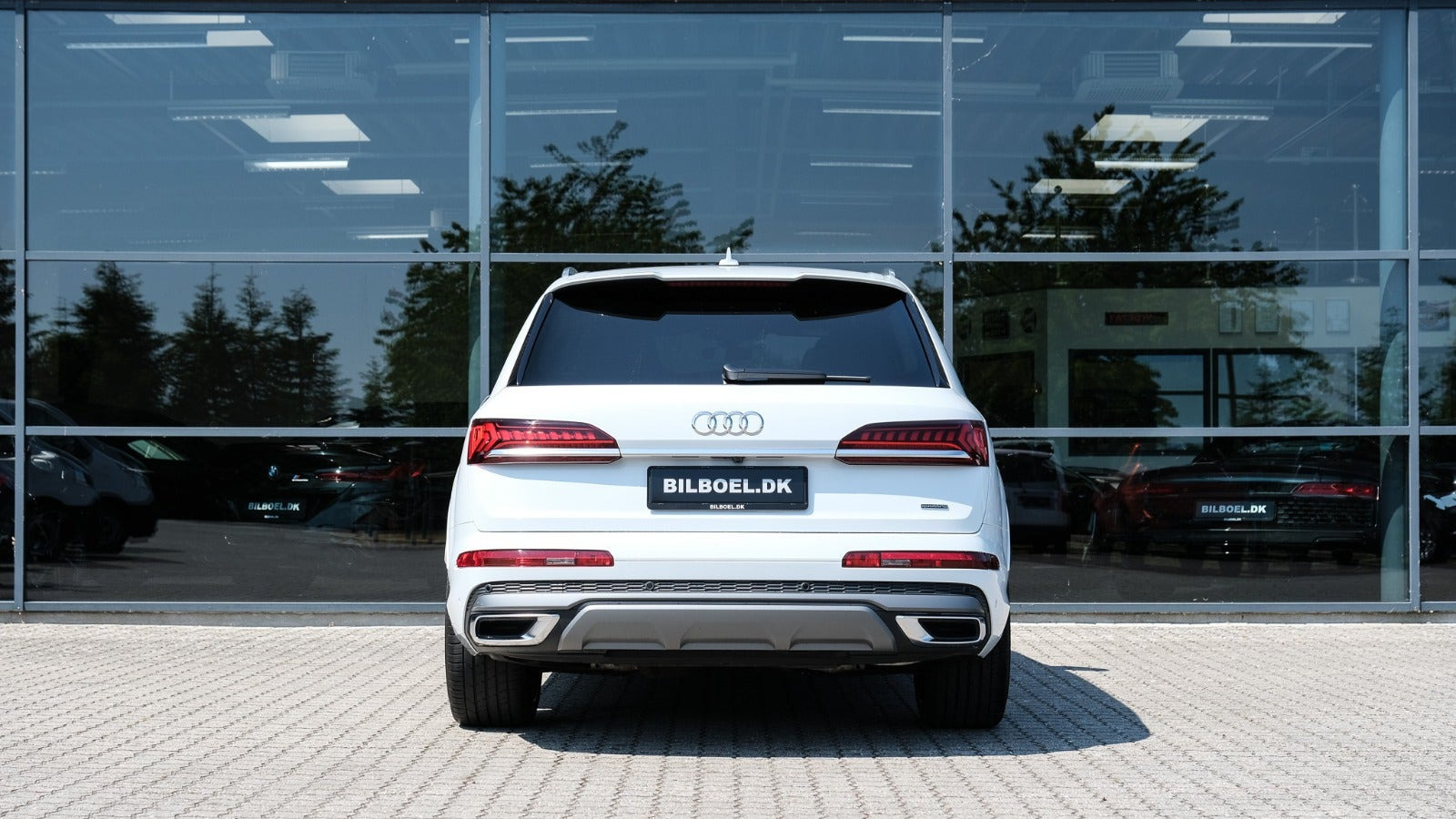 Hvid Audi Q7 fra 2019