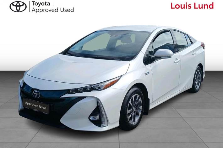 Hvid Toyota Prius Plug-in fra 2020