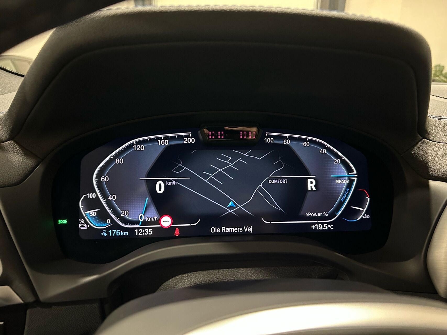 Blå BMW iX3 fra 2022