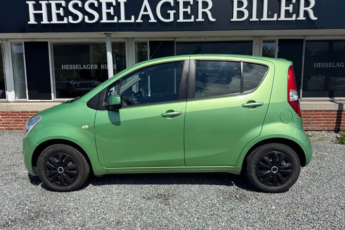 Grøn Suzuki Splash fra 2008