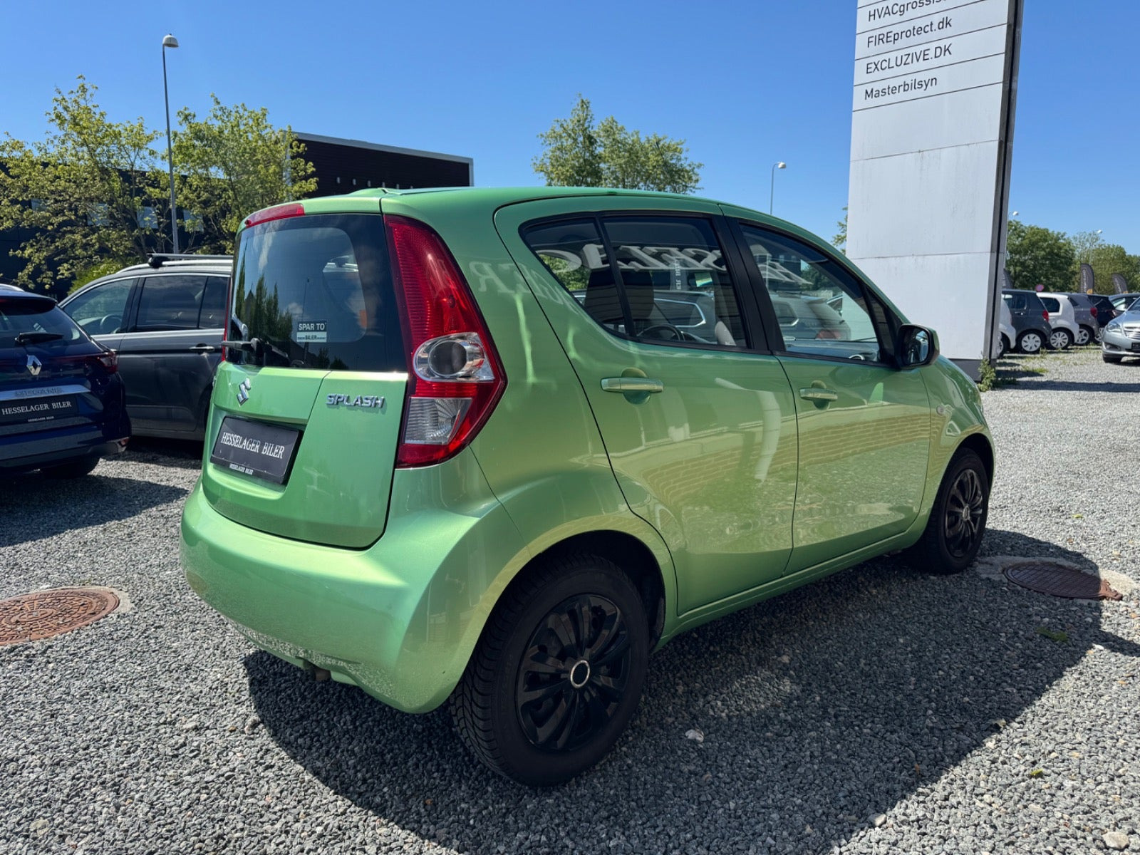 Grøn Suzuki Splash fra 2008