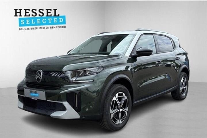 Grøn Citroën e-C3 Aircross fra 2025 set udefra
