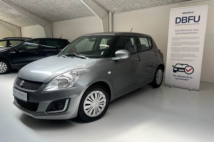 Grå Suzuki Swift fra 2015
