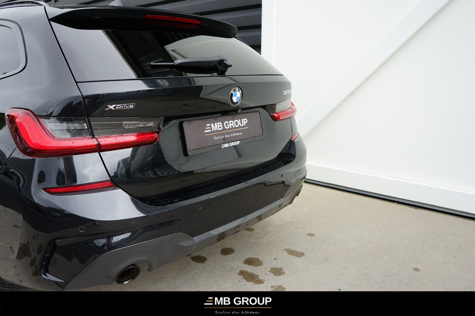 Sort BMW 320d fra 2020