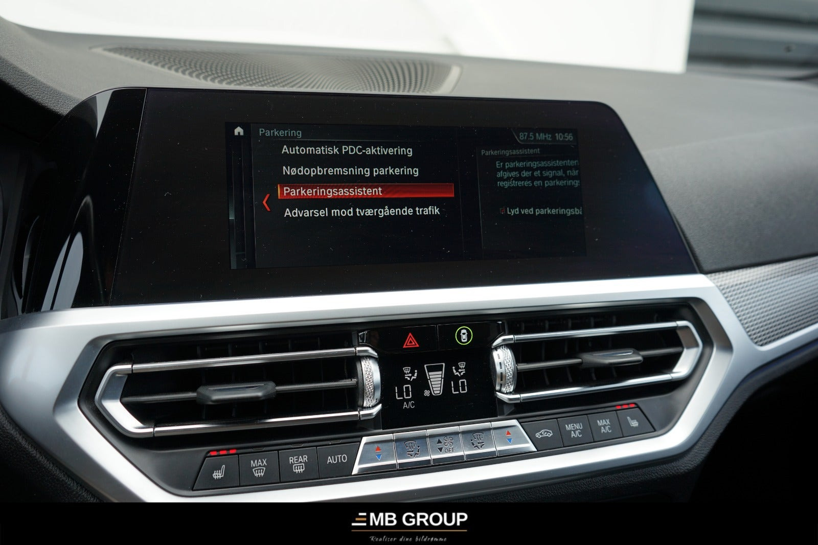 Sort BMW 320d fra 2020